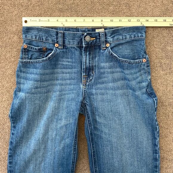 Polo Ralph Lauren 867 Jeans Womens 14 Straight Leg Prewashed Indigo Denim - Picture 4 of 7